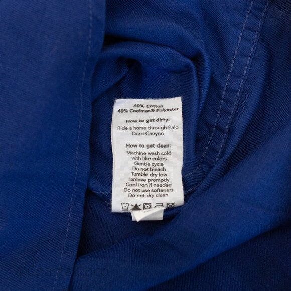 Tecovas Pearl Snap Shirt Mens XL Blue Button Down Western Rodeo Americana Cowboy - Picture 5 of 10